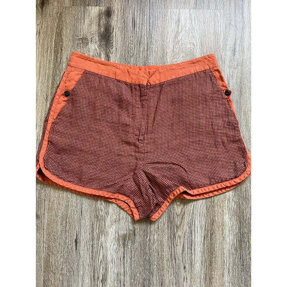 Rag & Bone Dia Shorts in Dark Nutmeg Size 10 - Picture 2 of 8